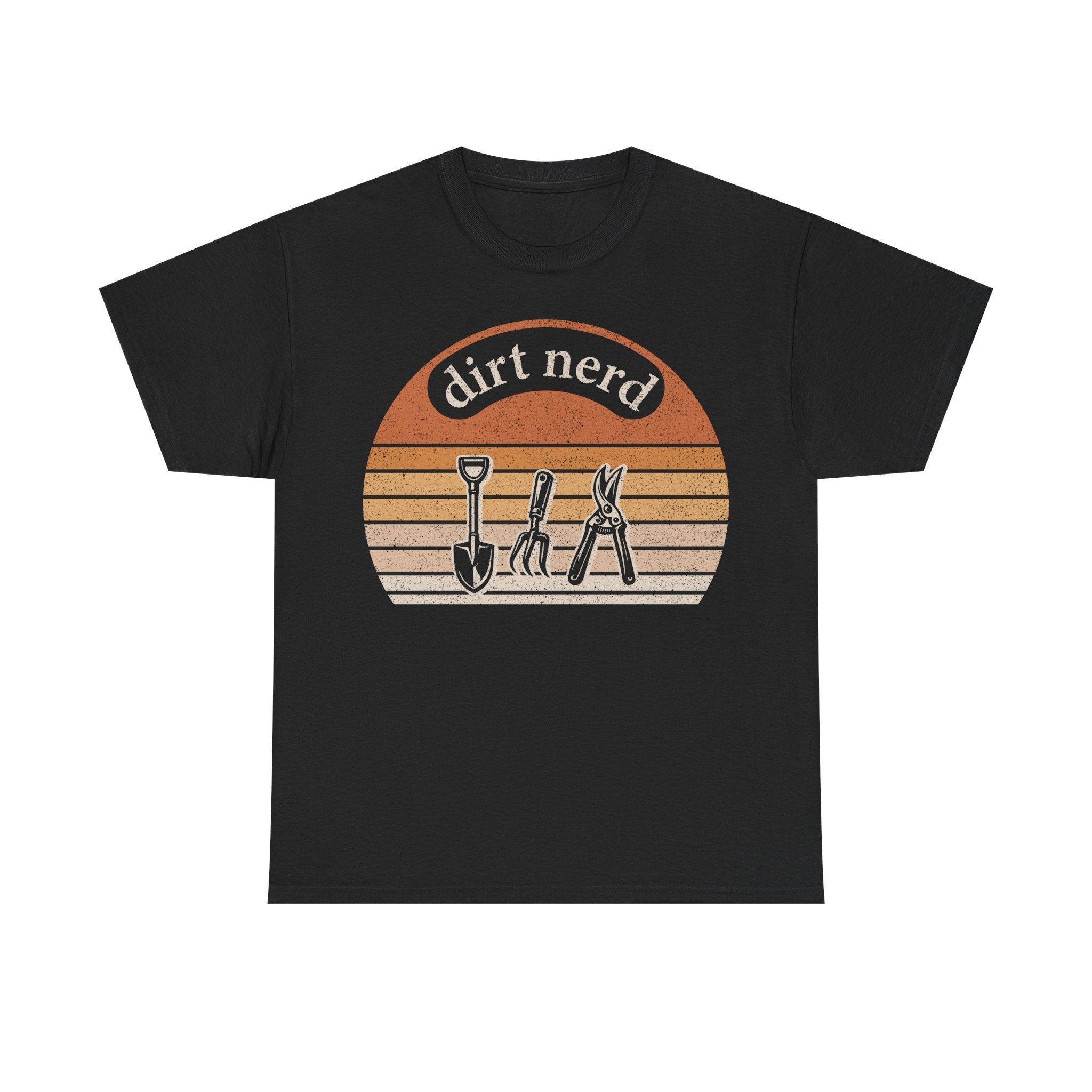 Dirt Nerd T-Shirt — Retro Gardening Tools Tee for Plant Lovers