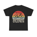 Cyclepath Retro Bike T-Shirt – Vintage Sunset Cycling Tee