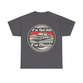 I'm Not Old I'm Classic Vintage Car Tee With Retro Sunset Circular Emblem For Car Lovers