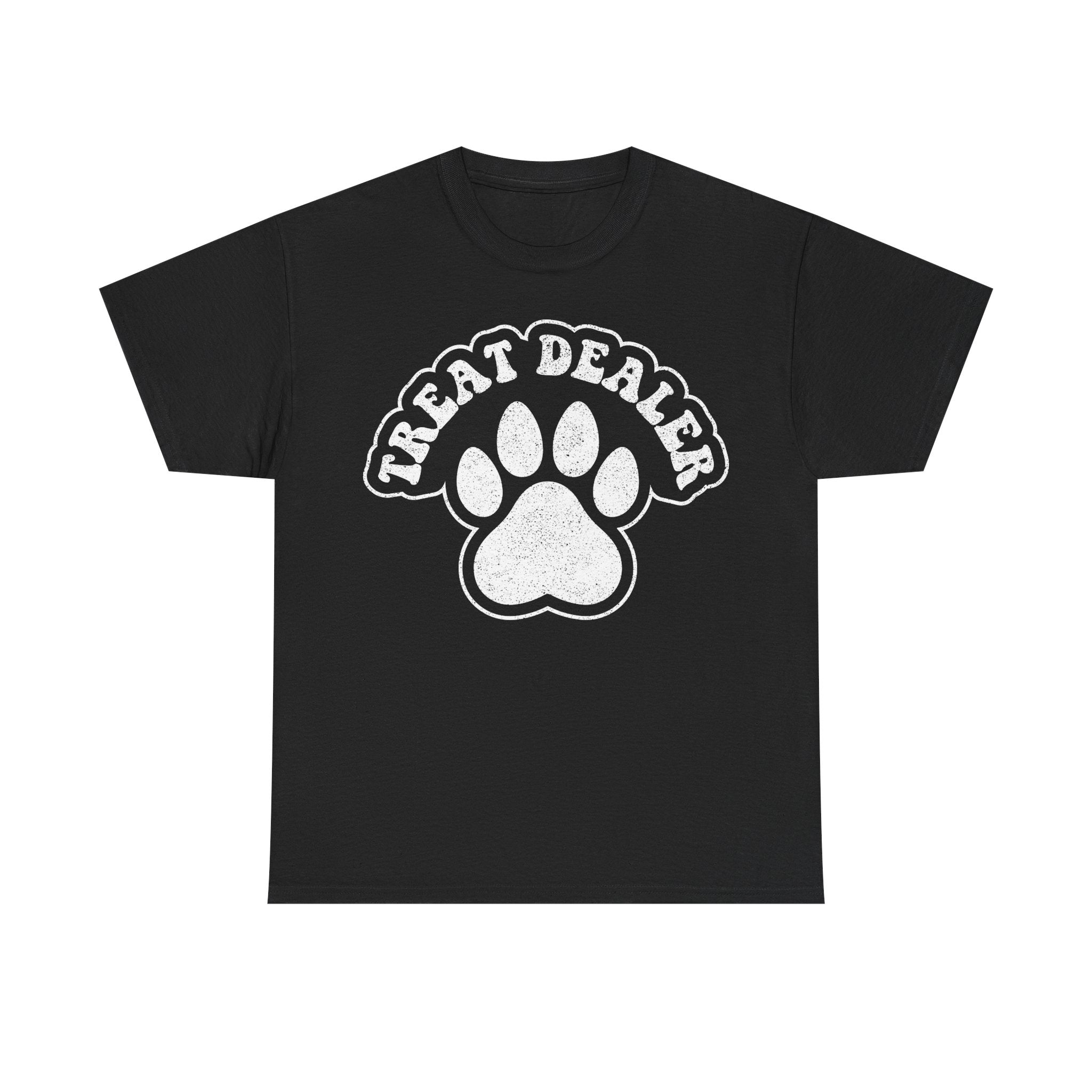 Treat Dealer T-Shirt — Paw Print Graphic Tee for Dog & Cat Lovers
