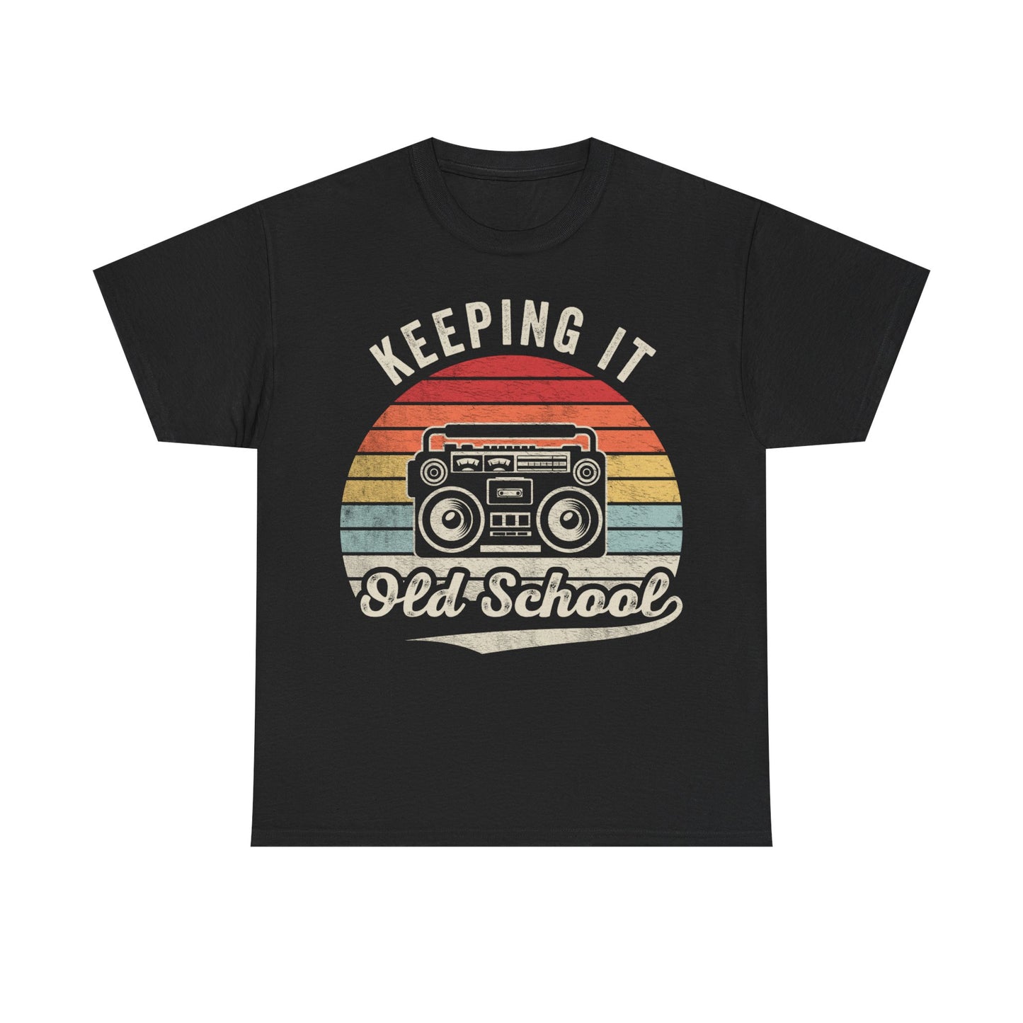 Keeping It Old School Retro Boombox T-Shirt