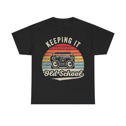 Keeping It Old School Retro Boombox T-Shirt