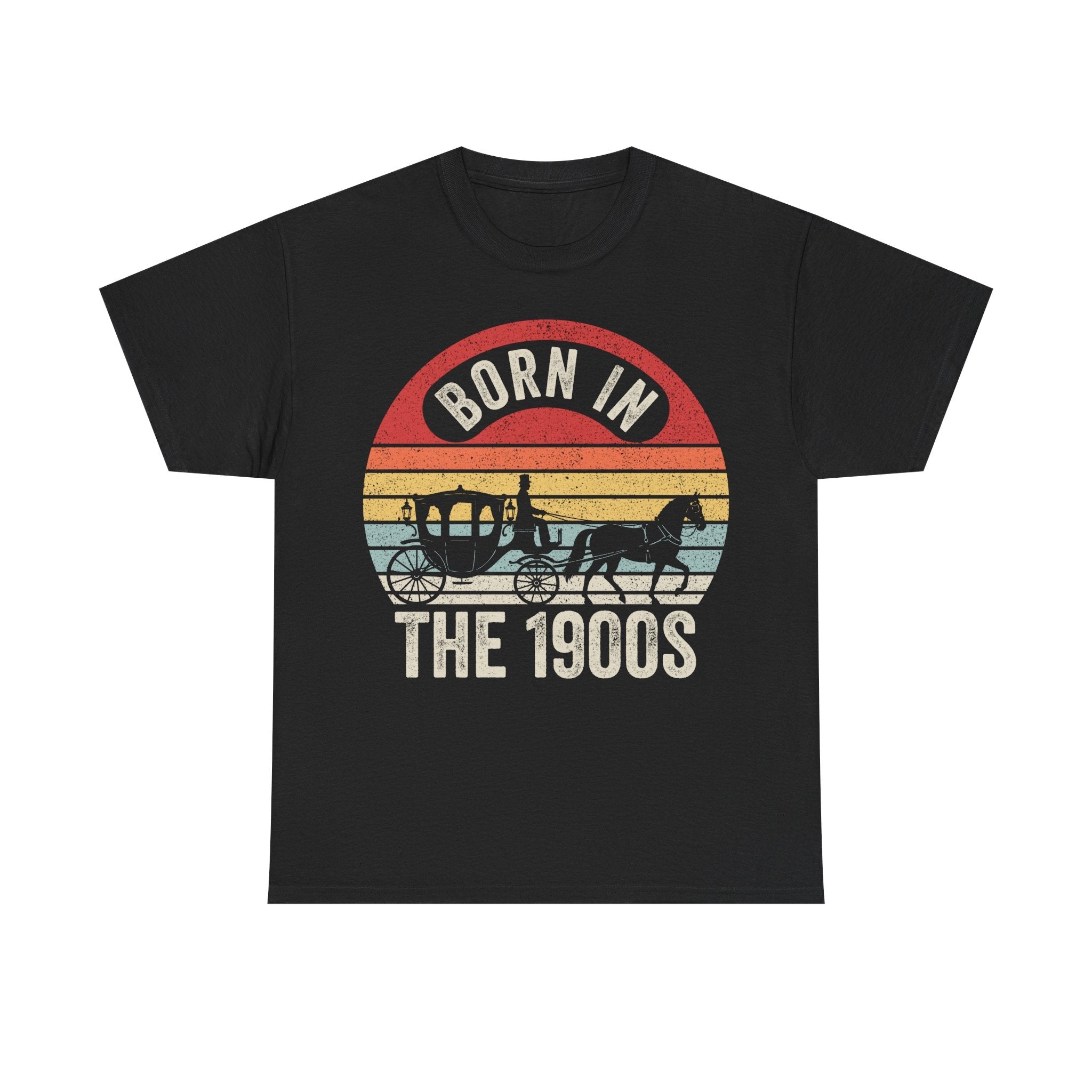 Born in the 1900s Vintage Horse & Buggy Tee - Vinteege
