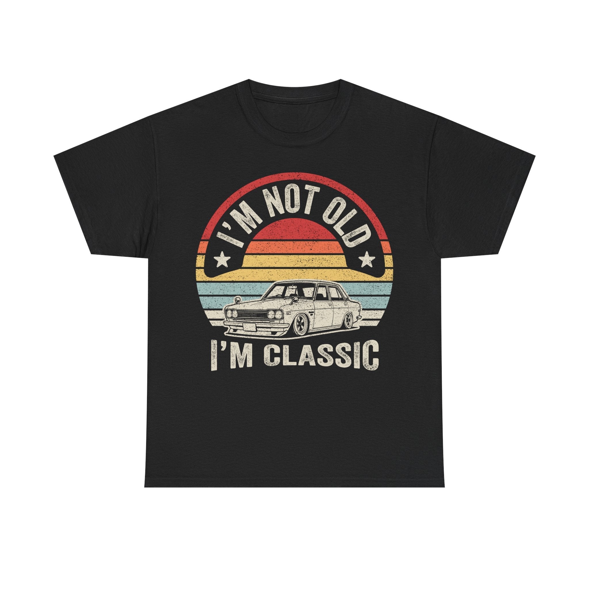 Classic Car Tee — "I'm Not Old, I'm Classic" Retro Vintage Racing Shirt - Vinteege
