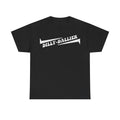 T-shirt: Dilly-Dallier vintage band logo on black shirt with distressed white print