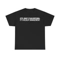 Black T-shirt with bold white distressed text: It's Not Parenting. It's Wildlife Management.